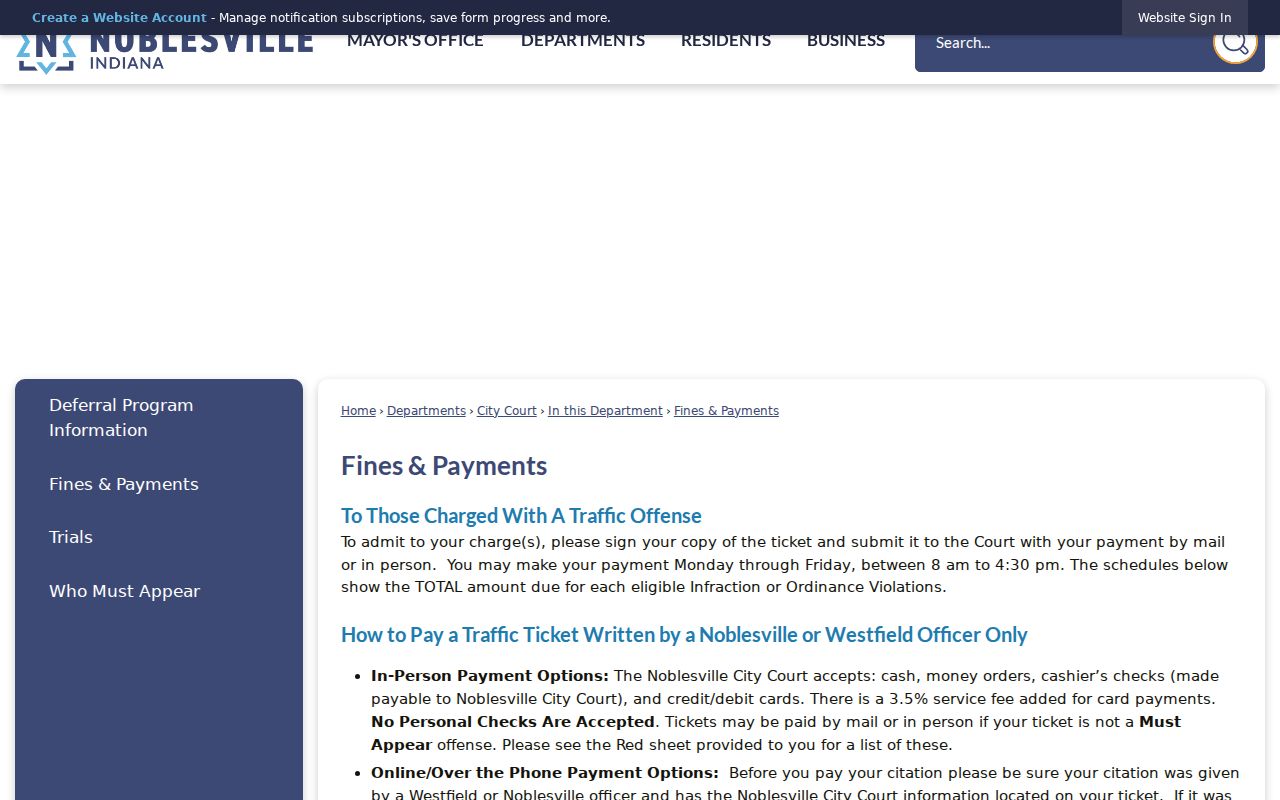 Hamilton County traffic warrant payment process